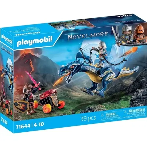 Combattants Avec Dragons Et Canon