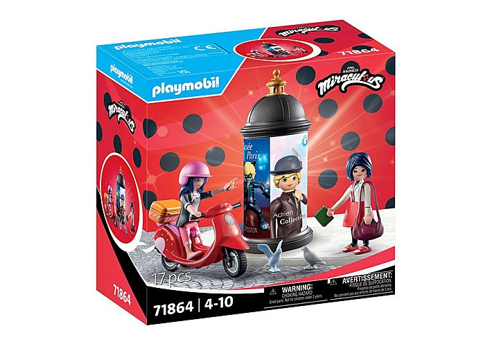 Playmobil - Miraculous : Marinette À Scooter
