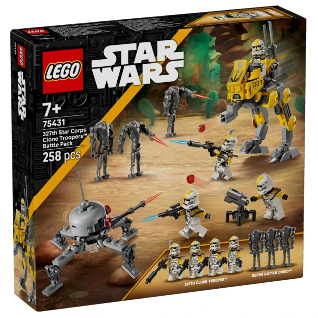 LEGO Star Wars - 327th Star Corps Clone Troopers™ Battle Pack 75431