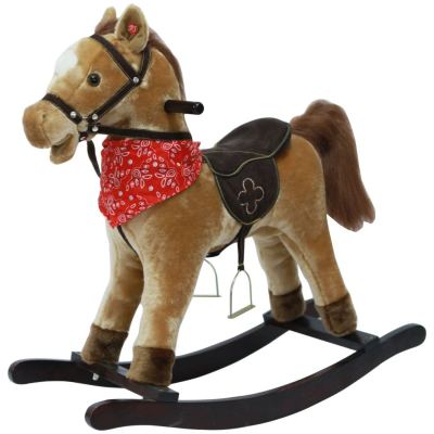 Cheval à bascule selle de luxe - hauteur d'assise : 46cm
