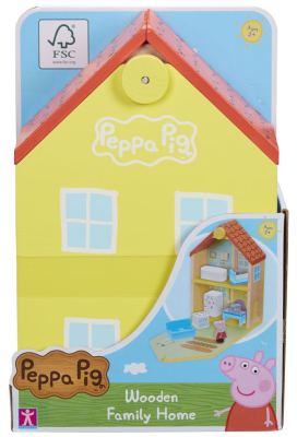 Peppa Pig Wooden Family Home (With Figures & Acces