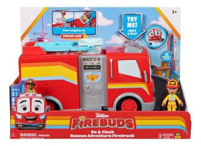 Firebuds – Interactive Firetruck - Bo & Flash (French Phrases And Sounds)