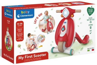 Clementoni - Scooter Loopwagen Rood