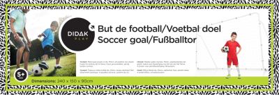 Voetbaldoel 240x150x90 cm - Didak Play