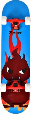 Skateboard Fire Blue - 79 Cm