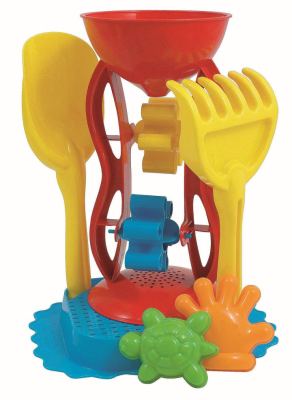Zandmolen 30cm met accessoires - asst