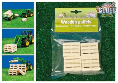 Houten Pallets 1:32  - 8st
