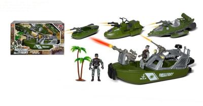 Military Set + Boat + Weapons + ,,