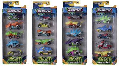 Metalen auto's 5 st - Teamsterz