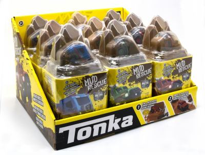 Tonka -Metal Movers Mud Rescue In Cdu 9 Pcs