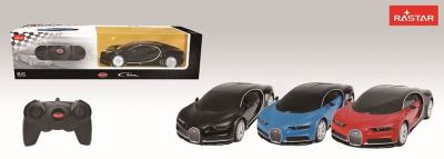 Bugatti Chiron wit/oranje/zwart - 1:24 - R/C