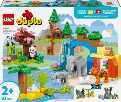 LEGO DUPLO - 3-en-1 familles d'animaux sauvages 10446
