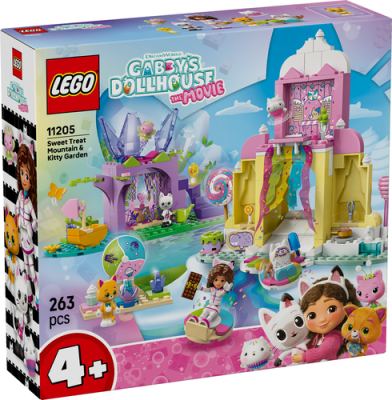 LEGO Gabby's Dolhouse - Sweet Treat Mountain & Kitty Garden 11205