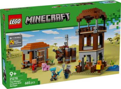 LEGO Minecraft - The Pillager Outpost and Ravager 21278