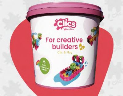 Bucket 8 in 1 - Glitter - Clics