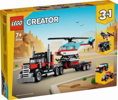 LEGO Creator 3-1 - Truck with Helicopter 31146