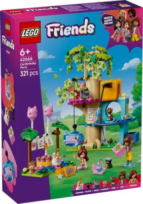 LEGO Friends - Cat Birthday Party & Tree House 42666
