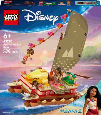 LEGO Disney - Vaiana 2 Le canoë d'aventure de Vaiana 43270