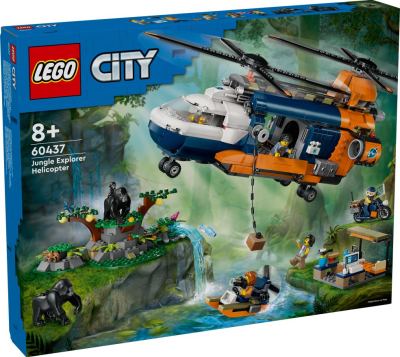 LEGO City - Jungleonderzoekers: helikopter bij de basis 60437