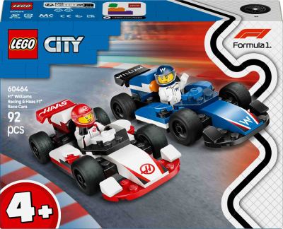 LEGO City - F1 Williams Racing & Haas F1 Wagen 60464