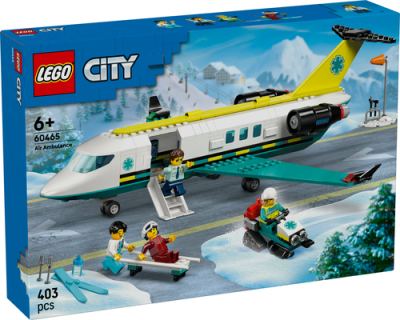 LEGO City Grote Voertuigen - Noodluchtambulance Vliegtuig 60465