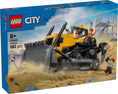 LEGO City Grote Voertuigen - Gele Bulldozer met Voorlader 60466