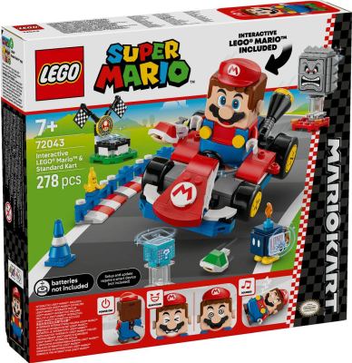 LEGO Super Mario - Mario Kart - Mario interactif & Kart standard 72043