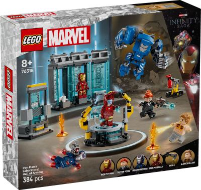 LEGO Marvel - Laboratoire d'Iron Man : salle d'armures 76315