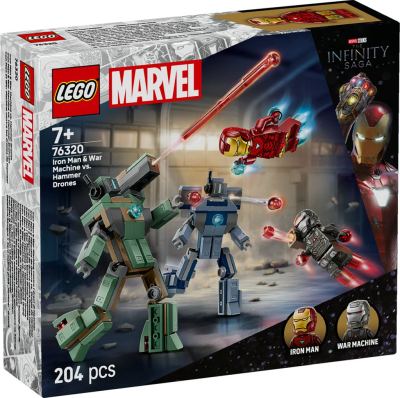 LEGO Marvel - Iron Man & War Machine contre les Drones de Hammer 76320