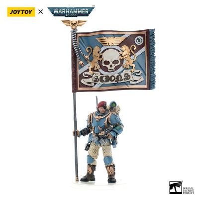 Astra Militarum Tempestus Scions Command Squad 55th Kappic Eagles Banner Bearer scale:1/18