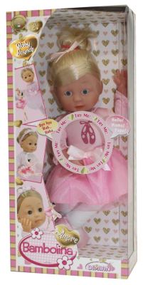 Pop Soft Ballerina met babygeluidjes - Amore - 35 cm