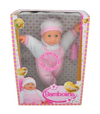 Pop met babygeluidjes - Amore - 40 cm