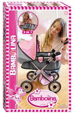 Kinderwagen met luifel Bambolina - lxhxb 57cm x54 cm x 35 cm