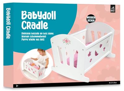 Babydoll Cradle White - 49x37x35 cm