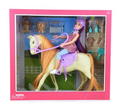 Set De Jeu Poupées Cheval 22,86Cm