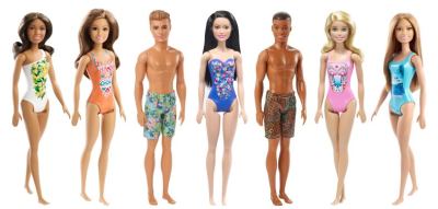 Beach Doll Barbie - Assortment (5 New FY)