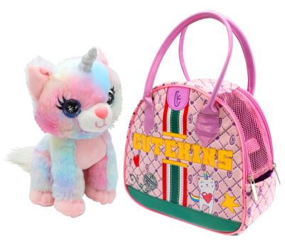 Regenboog kat in tasje - Sparkle Girlz