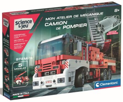 Clementoni - !!FR Atelier Mécanique - Firetruck