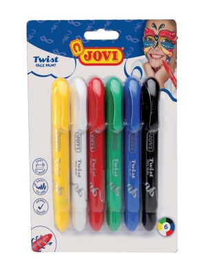 Twist Make-up gemengde kleuren - blister 6st
