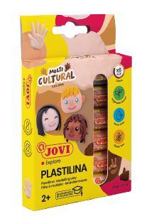 Modelleerklei - etui - 6 stuks - 15gr - diverse huidskleuren