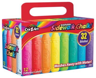 Stoepkrijt afwasbaar  - 32 st