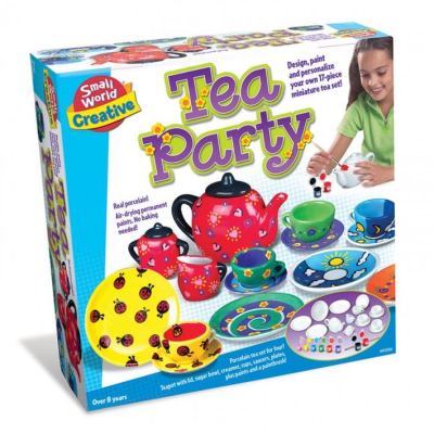 Tea Party - tee setje schilderen
