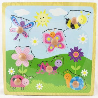 Easy Grab Wooden Puzzle, 6 pcs per PDQ