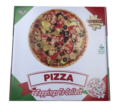 300 Pcs Supersized Pizza Puzzles - Pdq 6 Pcs