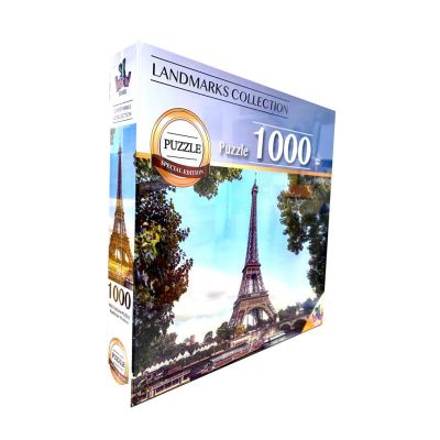 Puzzle World landmarks - Eiffel tower - 1000 pc