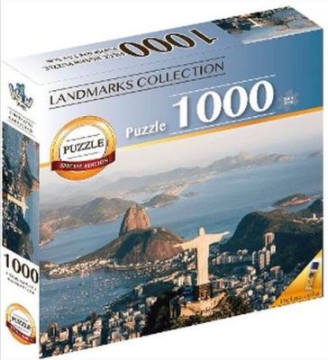 Puzzle  7 world wonders - El Cristo salvador - 1000 pc