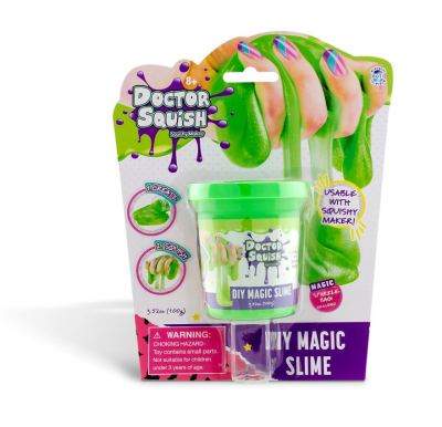Doctor Squish - Diy Magic Slime Blister Pack - Green - 100 Grams