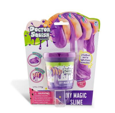 Doctor Squish - Diy Magic Slime Blister Pack - Purple - 100 Grams