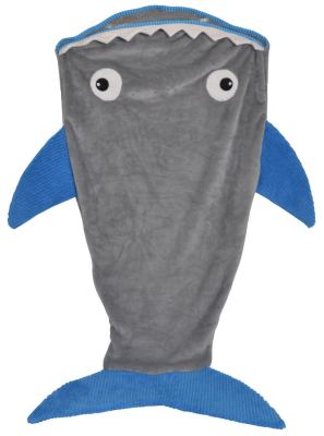 Slaapzak haai  - grijs/blauw