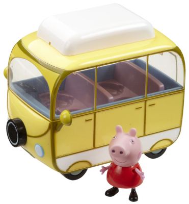 Voertuig met figuur  - Peppa Pig - 3 Asst